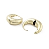 Double Horn Brass Stud Earrings EJEW-Q811-23G-2