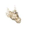 Dragon Resin with Natural Rutilated Quartz Chips Inside Display Decorations PW-WG37610-07-1