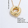 Stainless Steel Party Balloon Letter Pendant Cable Chain Necklaces for Women YF1942-17-1