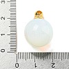 Opalite Perfume Bottle Pendants G-K338-22G-09-3