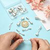 8 Styles Alloy Lobster Claw Clasps FIND-CJ0001-44S-3