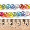 Electroplate & Gradient Color Glass Beads Strands LAMP-M023-03-03-2