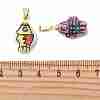 Handmade Porcelain Pendants PALLOY-JF05900-3