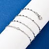Brass Link Chain Necklaces for Women NJEW-D302-46P-2