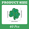 40Pcs Saint Patrick's Day Computerized Embroidery Cloth Self Adhesive Patches PATC-CY0001-51B-2
