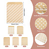 50Pcs 5 Styles Kraft Paper Bags CARB-TA0001-06-3