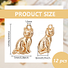 12Pcs Brass Pendants KK-BC0014-93-2