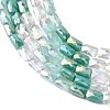 Electroplate Glass Beads Strands EGLA-D300-05-18-3
