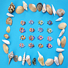 DICOSMETIC 16Pcs 8 Colors Handmade Porcelain Beads PORC-DC0001-01-5