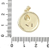 Brass Micro Pave Cubic Zirconia Pendants KK-K368-05A-02-3