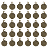 120Pcs Brass Stamping Blank Tag Charms KK-SC0007-27-1