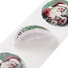 Christmas Round with Word Roll Stickers DIY-S045-01F-2