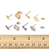 16Pcs 8 Styles 304 Stainless Steel Stud Earring Findings STAS-FS0001-84-5