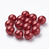 Eco-Friendly Plastic Imitation Pearl Beads X-MACR-S277-8mm-C23-2