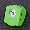 Random Single Color or Random Mixed Color Mini Plastic Craft Paper Punch Sets for Scrapbooking & Paper Crafts LS-AJEW-L051-06-2