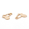 201 Stainless Steel Charms STAS-C017-13G-2
