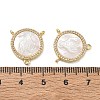 Brass Micro Pave Clear Cubic Zirconia Chandelier Component Links CU-CBA5585-03G-4
