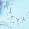 Mother's Day 304 Stainless Steel Letter MAMA Pendant Necklace NJEW-JN04702-2