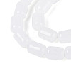 Imitation Jade Glass Beads Strands GLAA-T028-14J-01-3