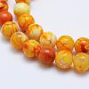 Natural Crackle Agate Beads Strands G-K203-88-8mm-3