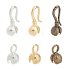 Brass Hook and S-Hook Clasps KK-FH0001-65-RS-1