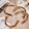 4Pcs Resin Imitation Bamboo Bag Handles DIY-BBC0002-91A-4