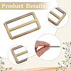 8Pcs 4 Styles Alloy Slider Buckles FIND-GF0007-01AB-6