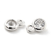 925 Sterling Silver with Single Cubic Zirconia Charms LS-STER-Z001-008S-3