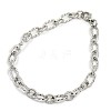 Tarnish Resistant Fashionable 304 Stainless Steel Composite Figaro Cable Chains Bracelets LS-STAS-A028-B095P-1