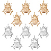 10Pcs 2 Colors Brass Pendants KK-BBC0023-96-7