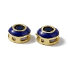 Rack Plating Brass Cubic Zirconia Beads KK-C007-15G-01-4