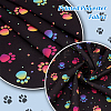 Halloween Printed Polyester Fabric DIY-WH0430-472A-3