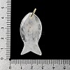 Natural Quartz Crystal Pendants G-Z102-02G-06-3