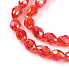 Transparent Electroplate Glass Beads Strands LS-EGLA-N013-T6mm-B29-3