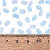 FGB Frosted Transparent Glass Seed Beads SEED-N013-06A-11-4