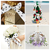 1Roll Printed Polyester Chiffon Ribbons OCOR-CY0002-35E-4