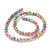 Assembled Natural & Dyed Magnesite Beads Strands G-L575-02L-A-2
