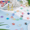 80Pcs 2 Styles Transparent Glass Beads GLAA-SC0003-31-4
