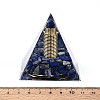 Orgonite Pyramid Resin Energy Generators DJEW-N003-07A-4