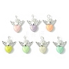50Pcs Heart Acrylic Pendants PALLOY-JF02975-1