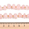 Natural Rose Quartz Beads Strands G-RM250109-A18-4