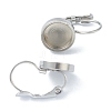 Tarnish Resistant 304 Stainless Steel Leverback Earring Findings KK-H152-09B-P-2