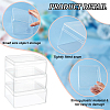10Pcs Square Acrylic Storage Boxes CON-BC0007-82-4