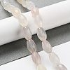 Natural White Agate Beads Strands G-P520-C14-01-2