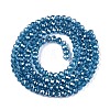 Electroplate Glass Beads Strands EGLA-A044-T2mm-A27-3