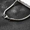 Tarnish Resistant 304 Stainless Steel Snake Chain Necklaces LS-STAS-M174-005P-3.2A-1