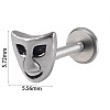 304 Stainless Steel Threadless Labret Stud WG47083-06-1