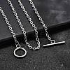 Tarnish Resistant 304 Stainless Steel Cable Chain Necklaces NJEW-JN01471-2