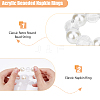 Acrylic Beaeded Napkin Rings AJEW-FH00003-4