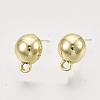 Alloy Stud Earring Findings PALLOY-S121-254A-2